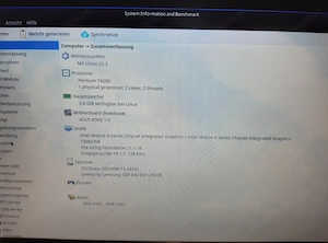 Asus Laptop X5DIJ Pentium T4200 SSD 250 GB 15.6 LED mit Speichererweiterung Bild 2
