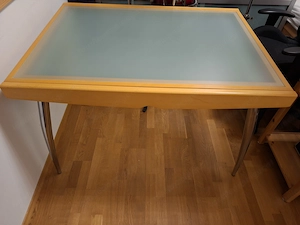 Ausziehbare Glastisch Bild 2