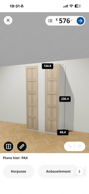 Schnäppchen: Neue Schranktüren Ikea PAX Bild 4