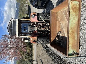 Styer 650 Traktor mit Mulde  Bild 3