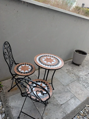 Gartenmöbel Metall  Bild 2