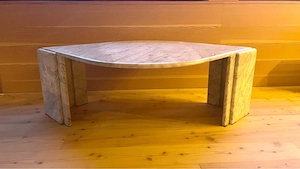Couchtisch aus Carrara-Marmor  Bild 2