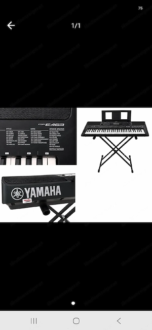 Keyboard Yamaha Bild 2