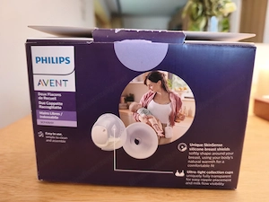 Philips AVENT freihändige Doppel-Auffangbecher, ultraleichte und transparente Auffangbecher für die  Bild 2