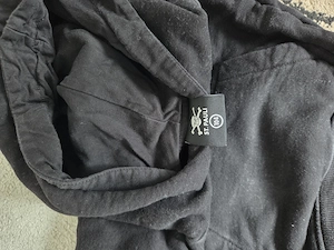 St. Pauli Kinder-Hoodie   Schwarz mit Totenkopf Bild 2