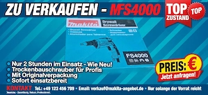 trockenbauschrauber, makita, Bohrschrauber Bild 2