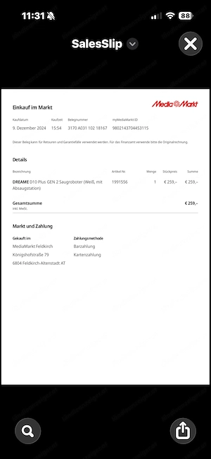 Dreame D10Plus Saugroboter mit Wischfunktion und Absaugststion Bild 2