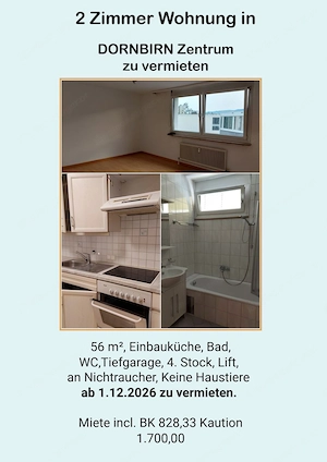 2 Zimmer Wohnung