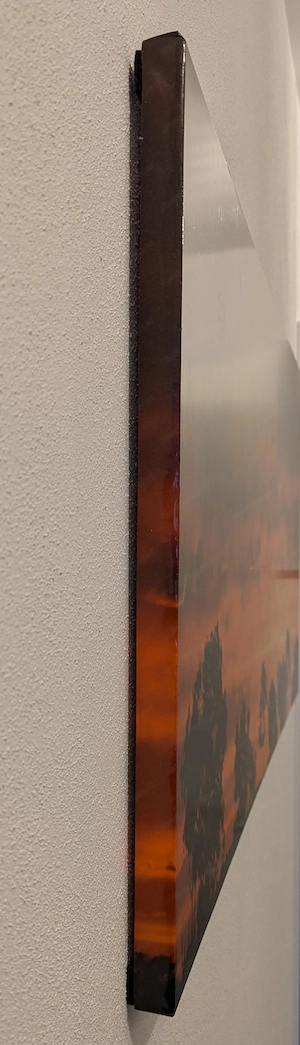 Bild auf Holzrahmen "Sonnenuntergang" Bild 2