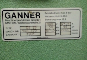 Ganner Gannomat DS75 (professionelle Dübelbohrmaschine) Bild 8