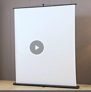 Beamer-Leinwand mit Ständer, Projektor Leinwand 100 Zoll 16:9, tragbar, Ultrakurzdistanz-Projektion  Bild 3