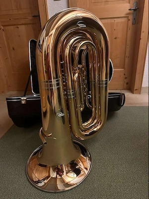 B-Tuba Cerveny CBB 783 (Goldmessing) Bild 4