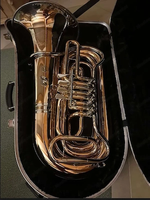 B-Tuba Cerveny CBB 783 (Goldmessing) Bild 7