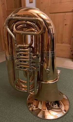 B-Tuba Cerveny CBB 783 (Goldmessing) Bild 2