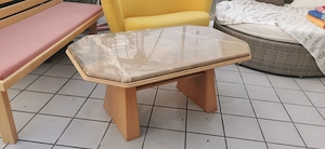 Couchtisch mit Steinplatte Bild 2