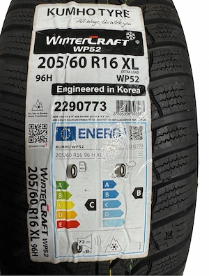 4x Original Kia WTXC620560KMTB Reifen Winter Komplettrad WKR 205 60R16 XL 96V EXTRA LOAD  Bild 5