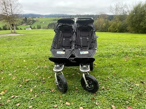 TFK Zwillingskinderwagen   Geschwisterwagen inkl. 2 Babywannen & Regenverdeck