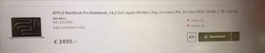 Apple MacBook Pro 14 M4 Max  36 GB RAM  1 TB SSD Bild 4