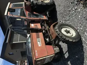 Styer 650 Traktor mit Mulde  Bild 2