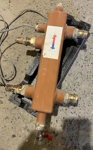 Hydraulische Weiche MAGRA WST 60, 1" inkl. Fertigisolierung