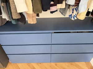 Malm Kommode Ikea Blau Bild 2