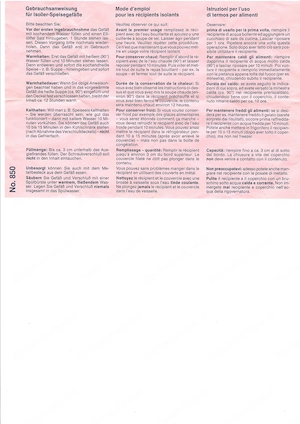 Isolier - Speisegefäß Bild 5