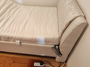 Sehr schönes RUF-Bett (100x200)   Elektrisch verstellbar mit Lattenrost, Matratze & Stauraum Bild 2