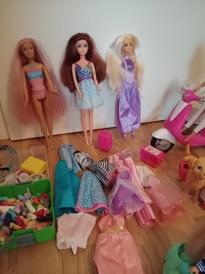 Barbie mit Zubehör  Bild 5