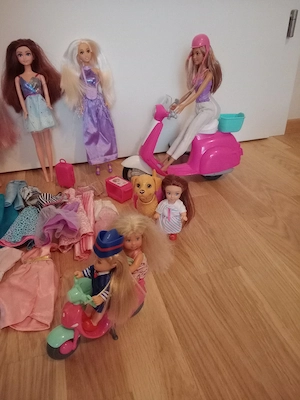 Barbie mit Zubehör  Bild 2
