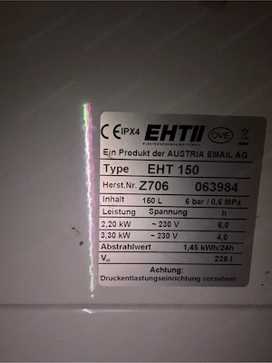 Warmwasserboiler Boiler Bild 2