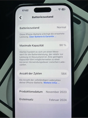 iPhone 15 schwarz Bild 6