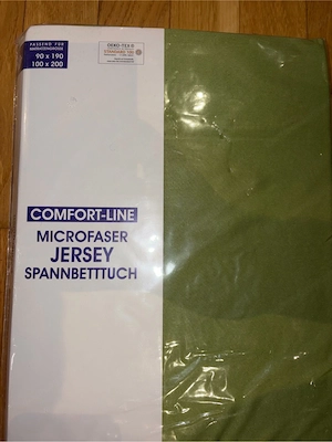 spannbetttuch 100x200 OVP