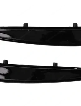 A35 Design Frontstoßstangen-Flaps für Mercedes A-Klasse W177 - Black Edition Bild 3