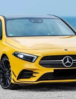 A35 Design Frontstoßstangen-Flaps für Mercedes A-Klasse W177 - Black Edition Bild 7