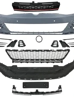 Frontstoßstange geeignet für VW Golf VII 7 5G Baujahre 2013 bis 2017 7,5 GTI Design Bild 6
