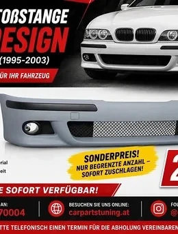 Frontstoßstange passend für BMW 5er E39 Baujahre 1995 bis 2003 M5 Design
