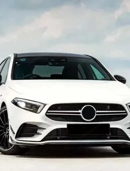 Lippenverbreiterung vorne für Mercedes A-Klasse W177 V177 Sport-Line A35 (04.2018 2022) Schwarz Bild 7