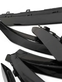 Lippenverbreiterung vorne für Mercedes A-Klasse W177 V177 Sport-Line A35 (04.2018 2022) Schwarz Bild 5