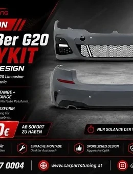Kompletter Karosseriebausatz für BMW 3er G20 Limousine ohne Distronic   M-Tech Design