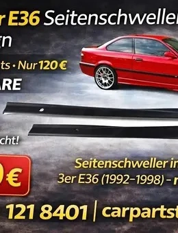 BMW 3er E36 Seitenschweller M3 Design - Satz links rechts