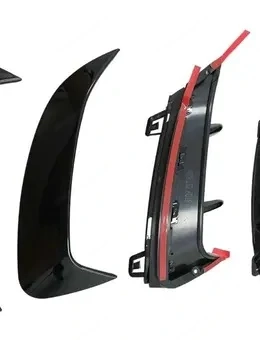 Mercedes A-Klasse W177 Heckstoßstangen-Flaps A35 Design - Black Edition Bild 3