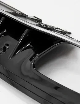 C63S-Diffusor für Mercedes C-Klasse W205 S205 (2014 2020), silberne Tips, nur AMG Sport Line Bild 8