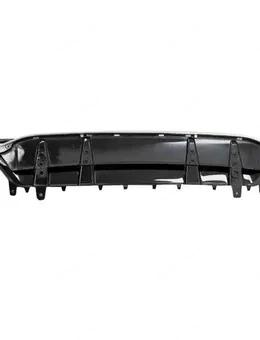 C63S-Diffusor für Mercedes C-Klasse W205 S205 (2014 2020), silberne Tips, nur AMG Sport Line Bild 7