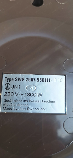 Warmhalteplatten Elektra Bregenz  Jura Bild 5
