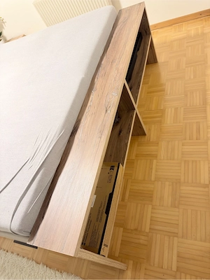 Bett mit 2x Lattenrost 180x200 Bild 5