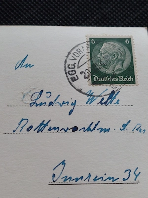 Alte Vorarlberger Postkarte  Bild 5