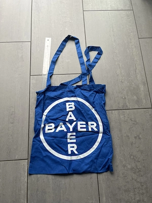 Blaue Bayer Tasche aus 100% Baumwolle Bild 3