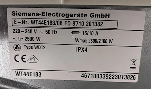Siemens Trockner Bild 3