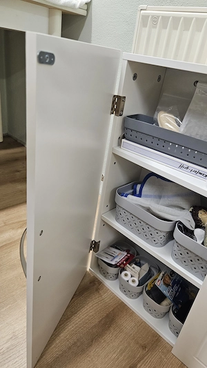 Hänge Schrank in weiß, neuwertig Bild 2