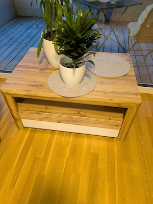 Ledercouch mit Bettfunktion und Sessel Bild 6